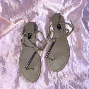 Tan sandals